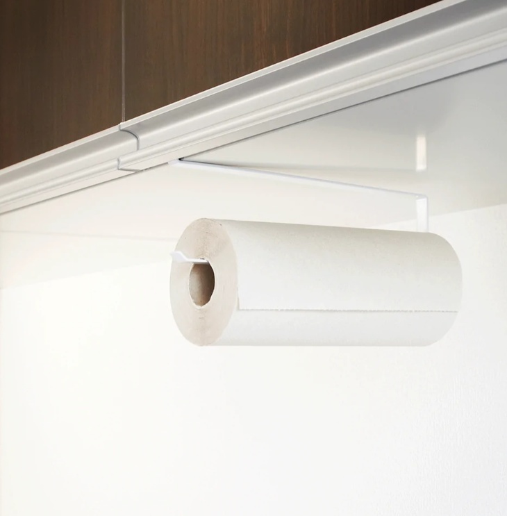 Under hylla hållare för hushållspapper, TOWER PAPER TOWEL, Yamazaki, Vit i gruppen Förvaring / Köksförvaring / Organisera köksskåp / Under diskbänksförvaring hos SmartaSaker.se (43151)