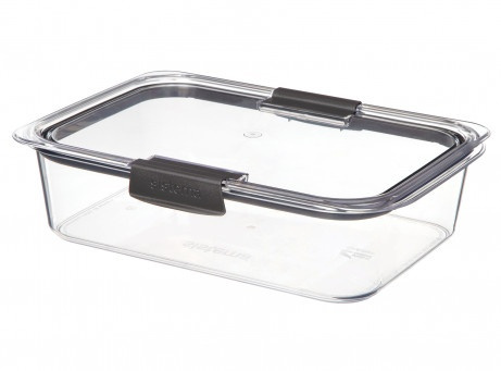 Vattentät matlåda, 2000 ml, BRILLIANCE LARGE, 28 x 19 x H 7 cm, Sistema, Klar / Svart i gruppen Förvaring / Köksförvaring / Matlådor / Sistema matlådor hos SmartaSaker.se (43208)