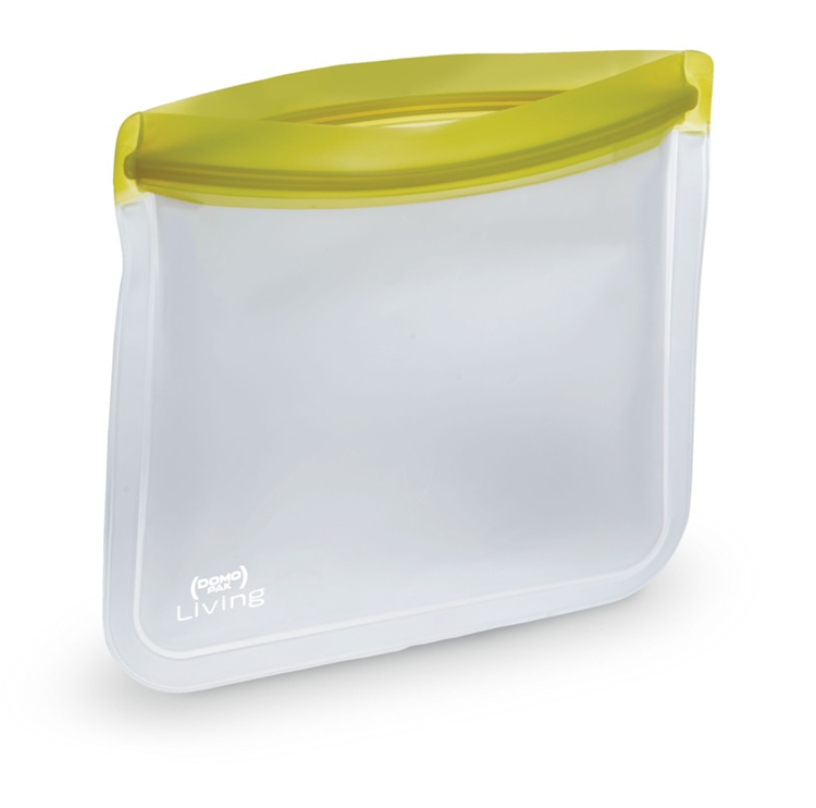 Vattentätt fodral, SMART BAG MEDIUM, 22 x 19,5 cm, Transparent / Lime i gruppen Förvaring / Förvaring på resa / Packpåsar och packkuber hos SmartaSaker.se (43215)