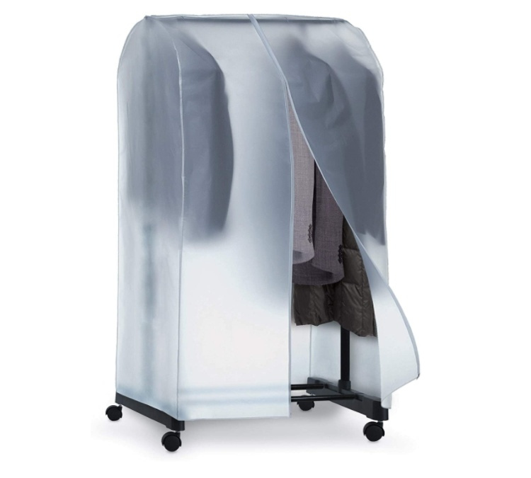 Överdrag för klädstång, LIVING RACK COVER, 95 x 50 x H 160, Transparent i gruppen Förvaring / Sovrumsförvaring / Klädställningar hos SmartaSaker.se (43268)