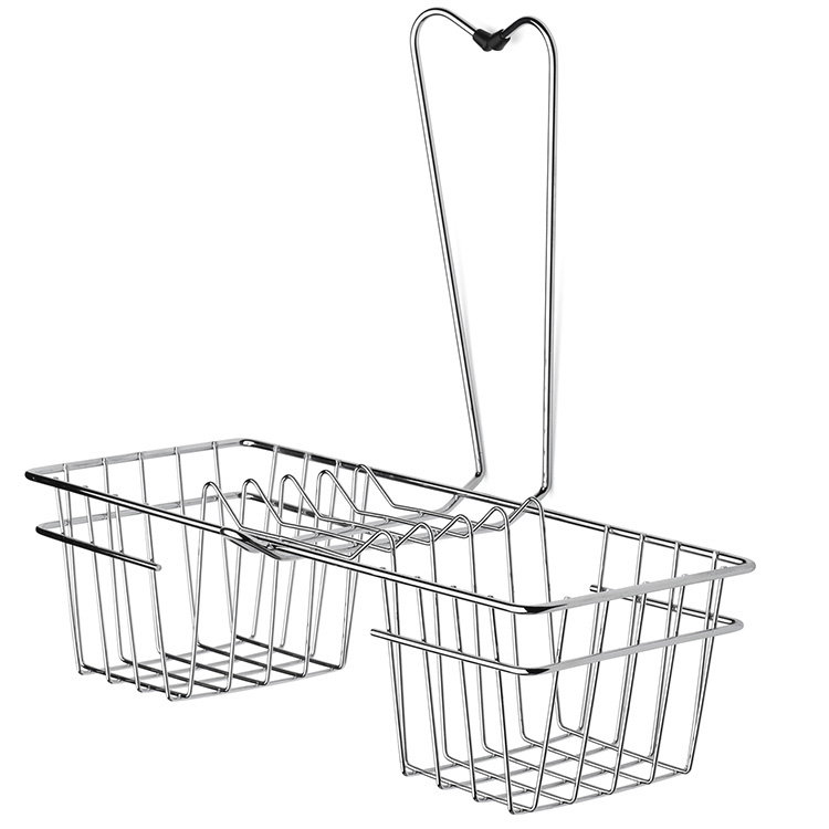 Duschkorg i metall, HABO BLANDARKORG, 40 x 19,5 x H 37 cm, Metall i gruppen Förvaring / Badrumsförvaring / Bad- och duschkorgar hos SmartaSaker.se (43275)