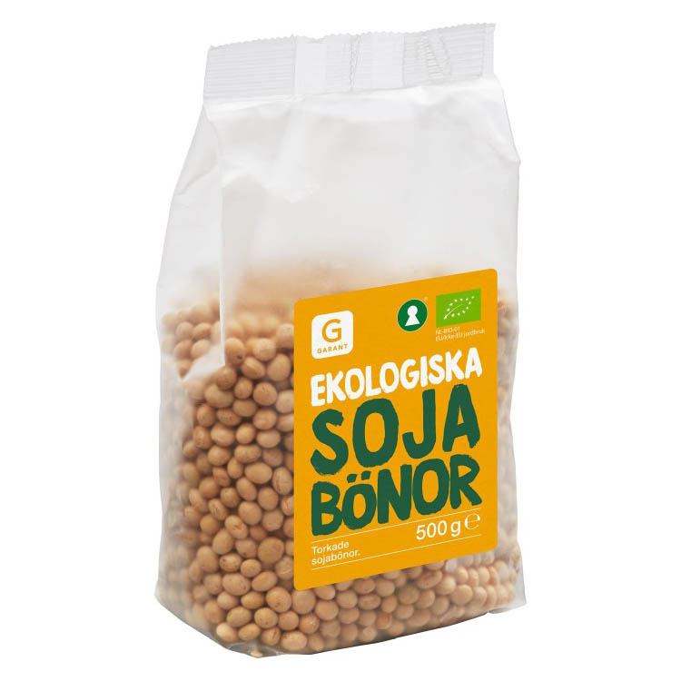 Garant Ekologiska Sojabönor 500g i gruppen Tillbehör och liknande hos SmartaSaker.se (lima-613199)