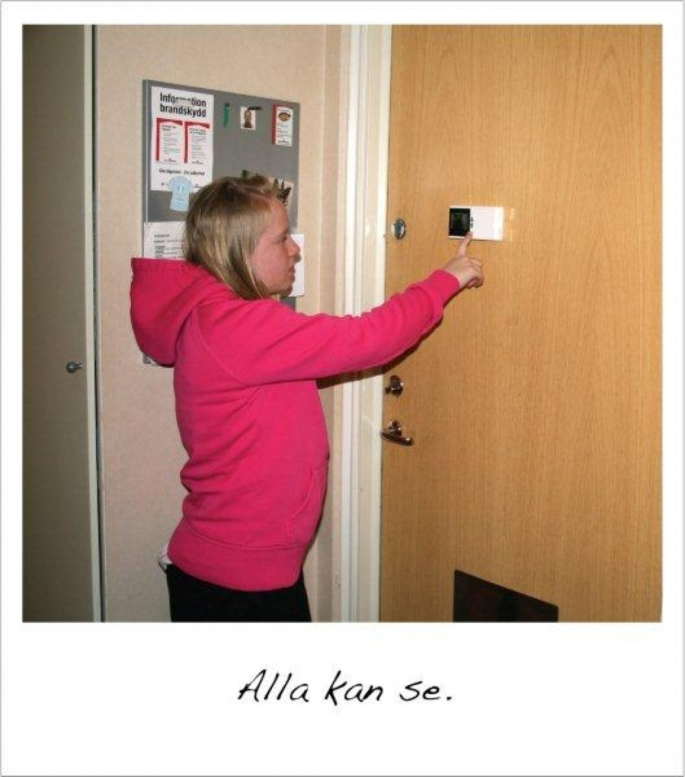 UTGÅTT Golden Eye dörröga i gruppen Hemmet / Elektronik / Smart hem hos SmartaSaker.se (10986-H)