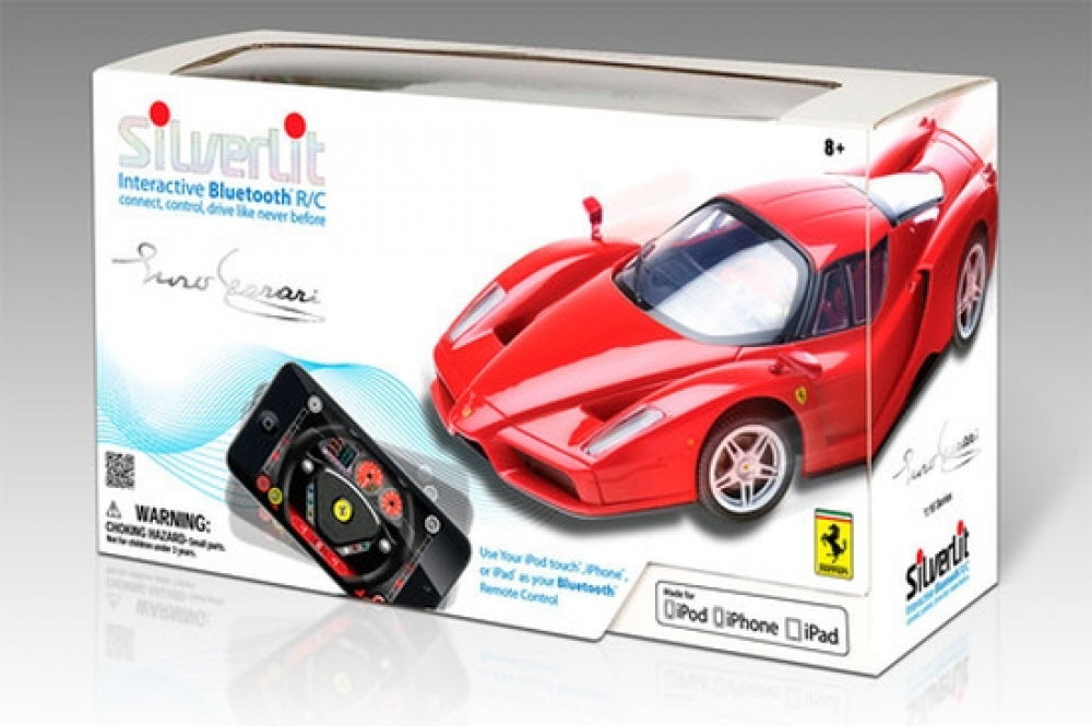 UTGÅTT iPhone Ferrari med Bluetooth skala 1:16 i gruppen Fritid / Spel hos SmartaSaker.se (11528)