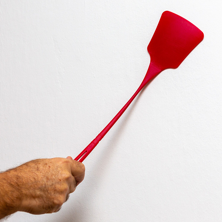 Flugsmälla Bugmaiden, Röd i gruppen Säkerhet / Skadedjur / Insektsskydd hos SmartaSaker.se (12106-R)