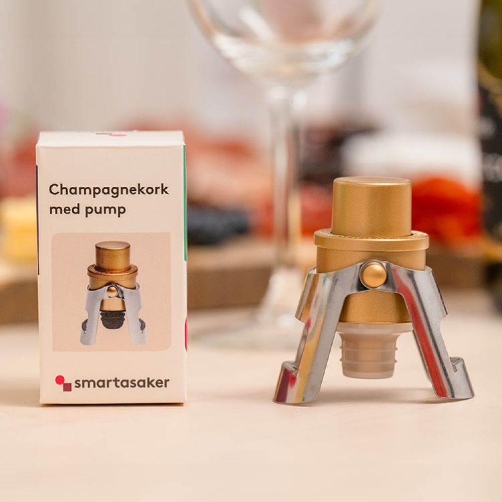 Champagnekork med pump i gruppen Hemmet / Kökssaker / Dryck hos SmartaSaker.se (12306)