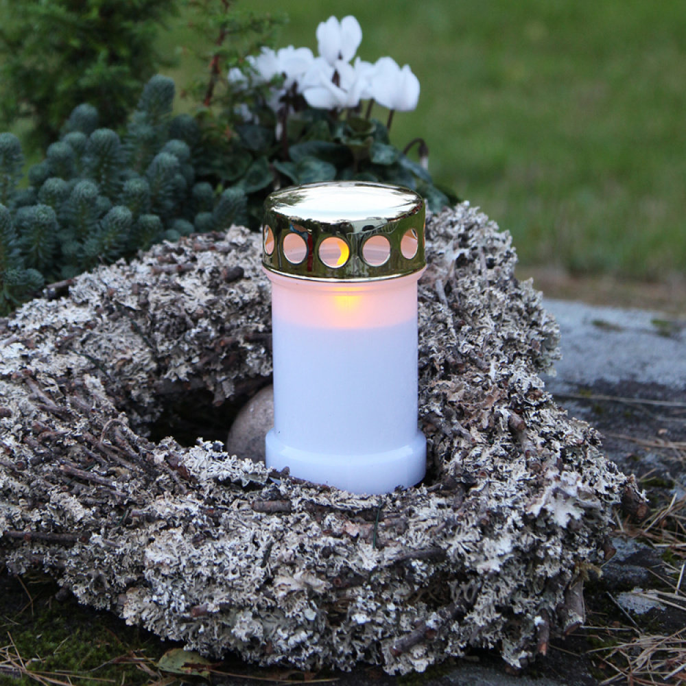 Gravljus med extra lång brinntid i gruppen Belysning / Utomhusbelysning / Blockljus och lyktor hos SmartaSaker.se (12347)