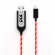 USB-kabel med synlig ström