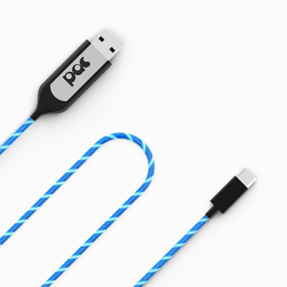 USB-kabel med synlig ström i gruppen Hemmet / Elektronik / Kablar och Adaptrar hos SmartaSaker.se (12371)