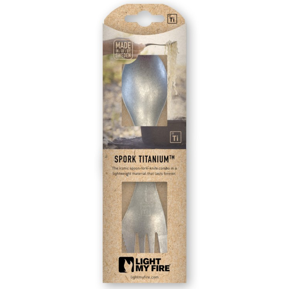 Multibestick Spork, Titanium i gruppen Fritid / Friluftsliv hos SmartaSaker.se (12442-titan)