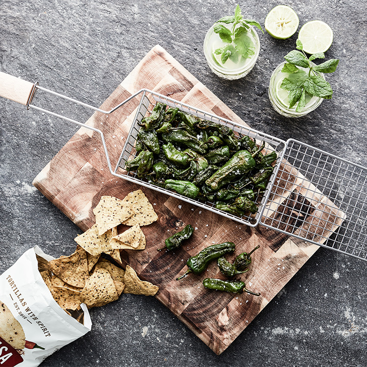 Grillkorg med lock i gruppen Hemmet / Grilltillbehör hos SmartaSaker.se (12661)