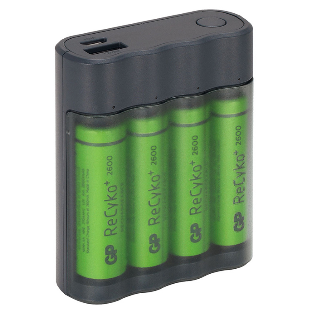 Batteriladdare med powerbank i gruppen Tillbehör och liknande / Batterier hos SmartaSaker.se (12787)