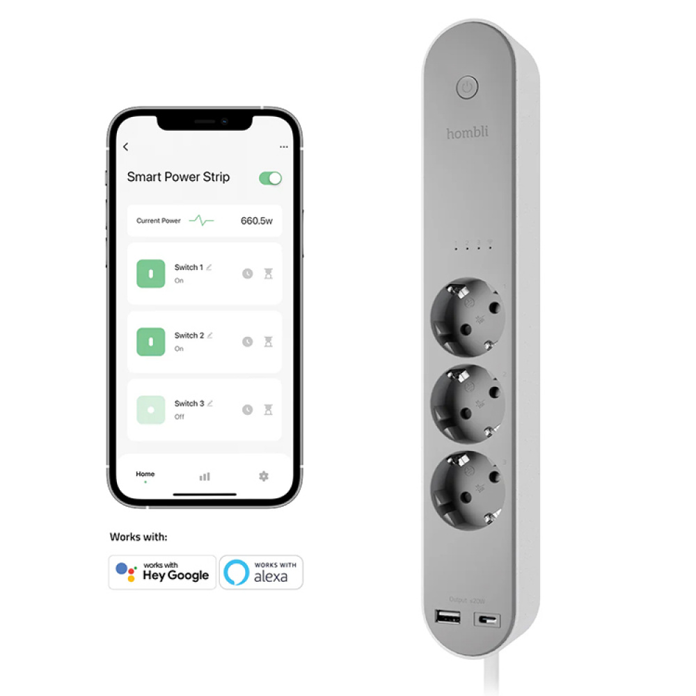 Smart grenuttag med USB i gruppen Hemmet / Elektronik / Smart hem hos SmartaSaker.se (12871)