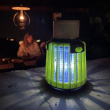 Myggfälla med campinglampa Myggfälla med campinglampa