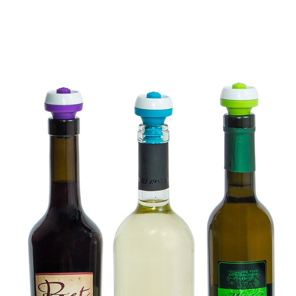 Vakuumkork till vinflaska, 3-pack i gruppen Hemmet / Kökssaker / Dryck hos SmartaSaker.se (13010)