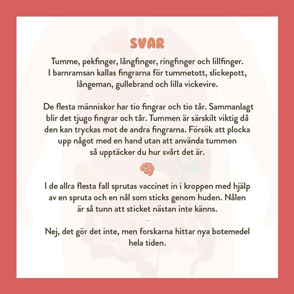 Spela mera: Allt om kroppen i gruppen Fritid / Spel hos SmartaSaker.se (13019)