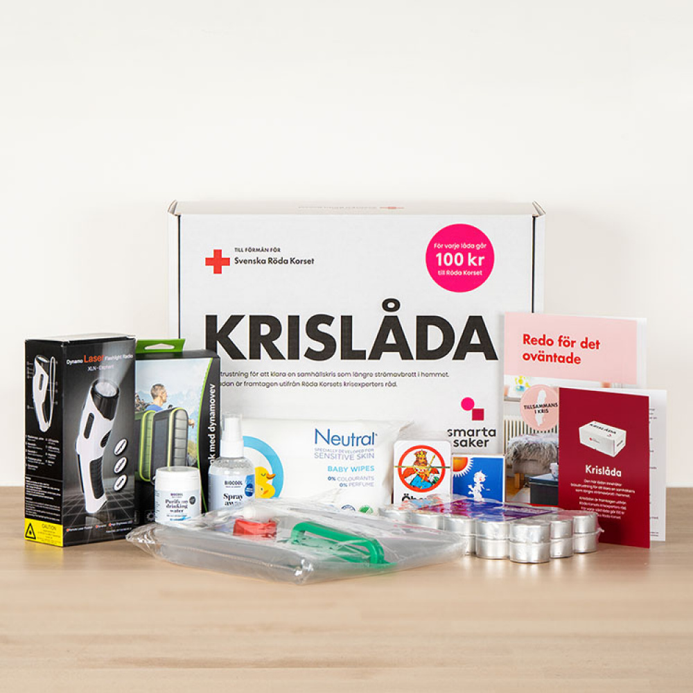 Krislåda - Röda Korset i gruppen Säkerhet / Krisberedskap hos SmartaSaker.se (13157-set)