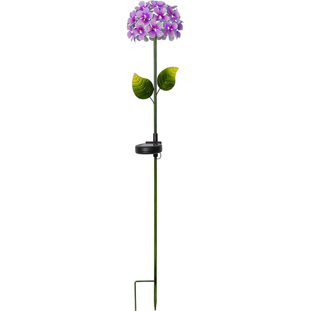 Solcellsblomma på spett, Hortensia i gruppen Belysning / Utomhusbelysning / Solcellsbelysning hos SmartaSaker.se (13183)