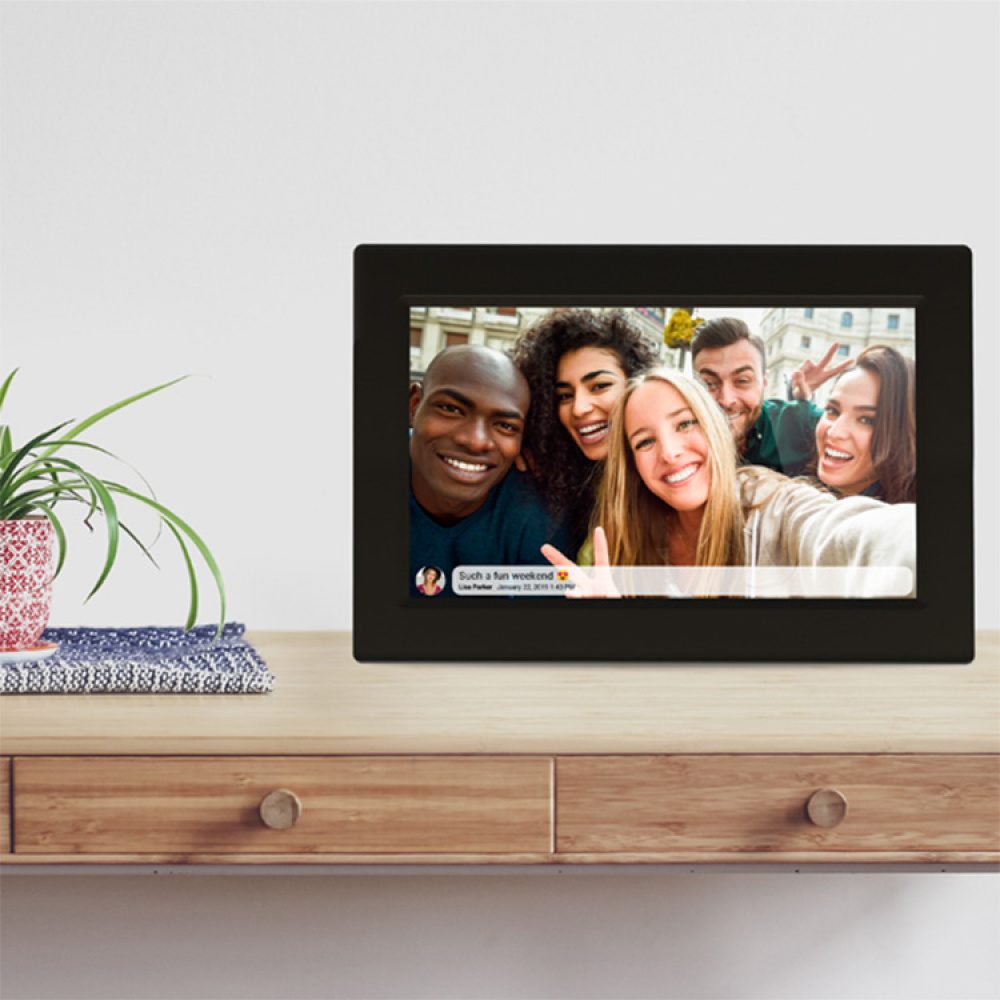 Appstyrd digital fotoram, Frameo i gruppen Hemmet / Elektronik / Mobiltillbehör hos SmartaSaker.se (13275)