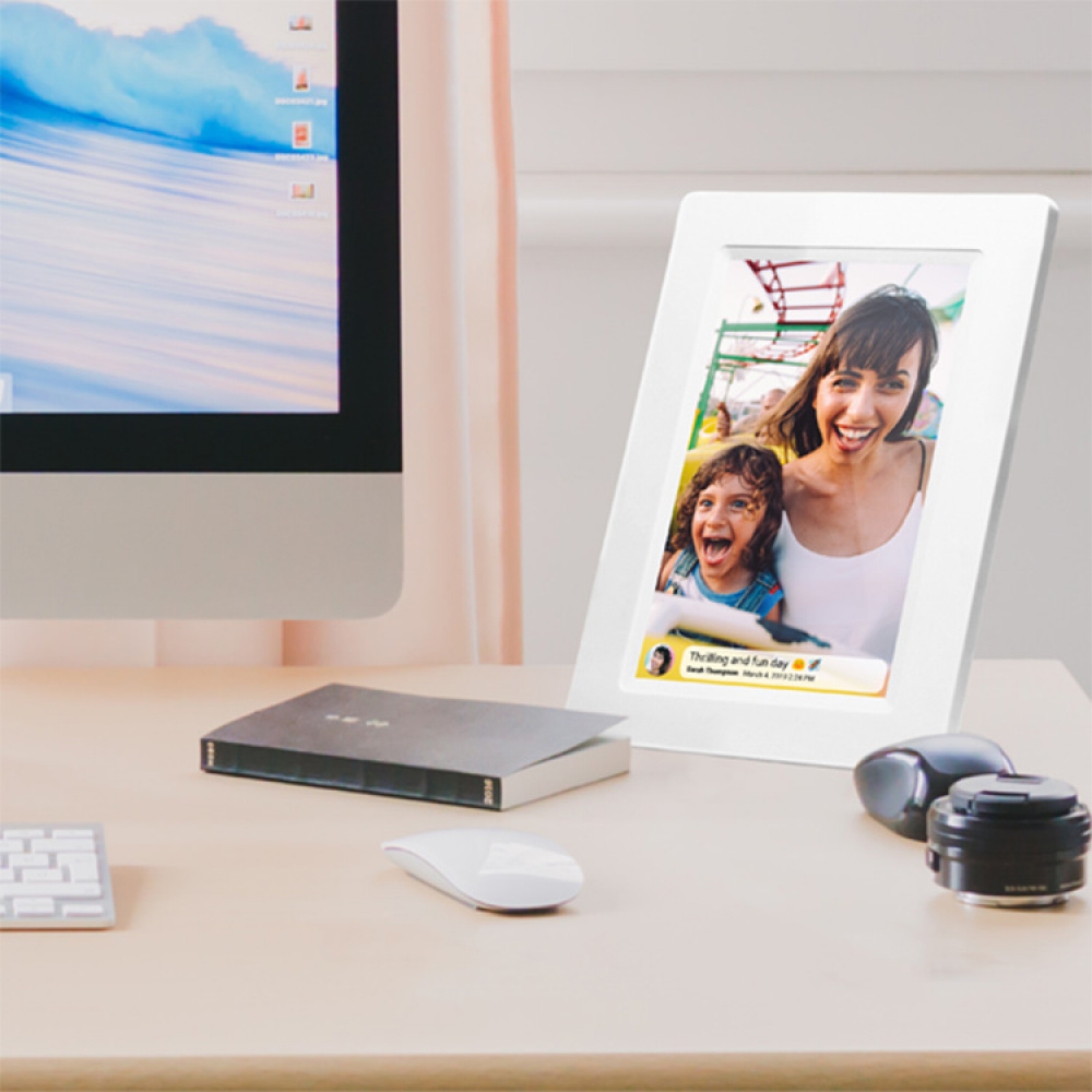 Appstyrd digital fotoram, Frameo i gruppen Hemmet / Elektronik / Mobiltillbehör hos SmartaSaker.se (13275)