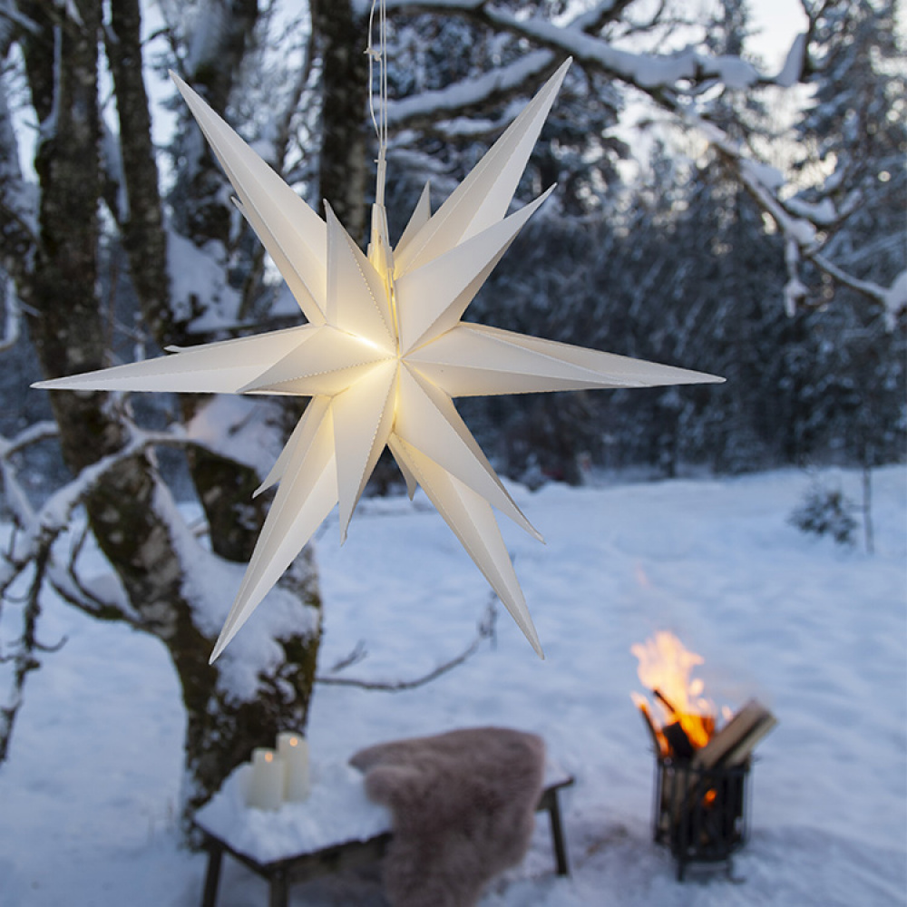 Batteridriven julstjärna 3D för utomhusbruk i gruppen Högtider / Advent & Jul hos SmartaSaker.se (13314)