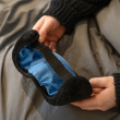 Sovmask med trådlösa hörlurar Sovmask med trådlösa hörlurar