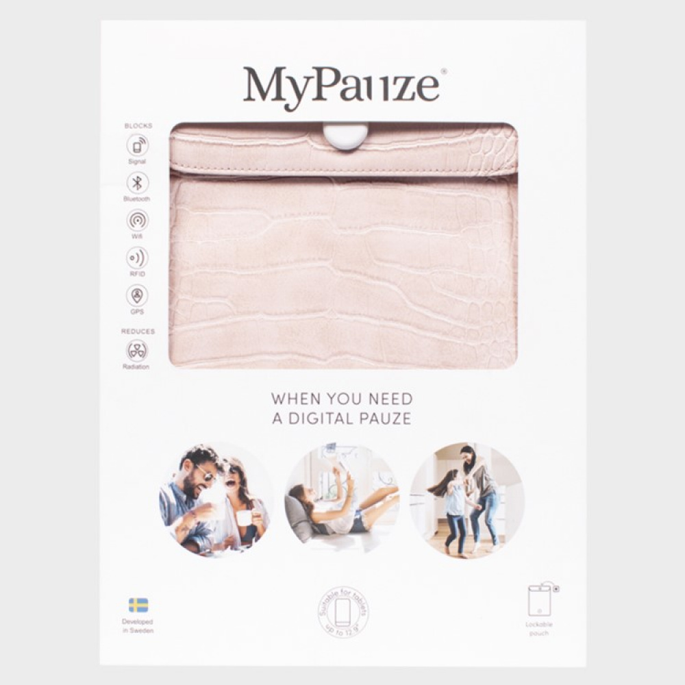 Signalblockerande iPadväska med lås i gruppen Hemmet / Elektronik / Mobiltillbehör hos SmartaSaker.se (13391)