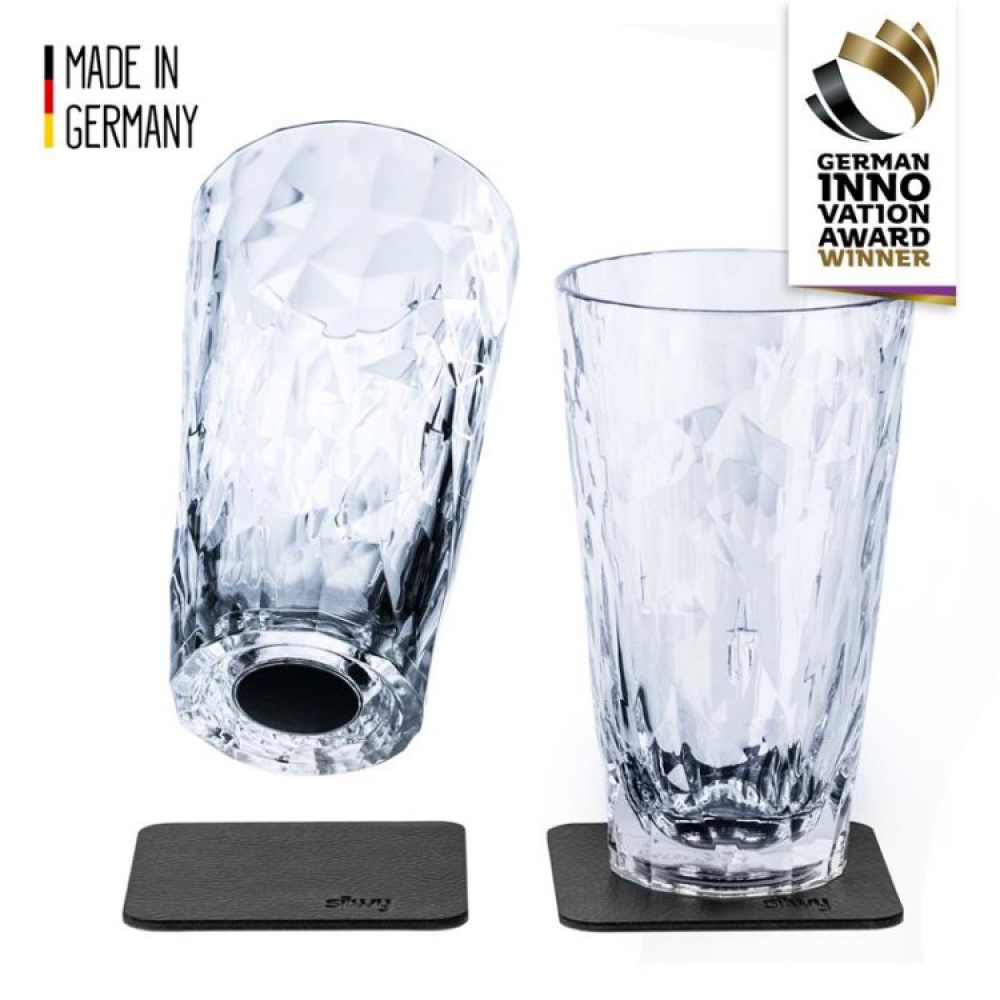 Magnetiska longdrinkglas i plast Silwy, 2-pack i gruppen Hemmet / Kökssaker / Dryck hos SmartaSaker.se (13522)