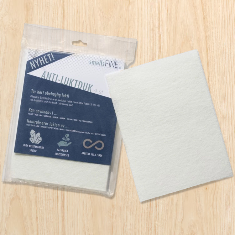 Antiluktduk Smellsfine 4-pack i gruppen Hemmet / Tvätt och Städ hos SmartaSaker.se (13598)