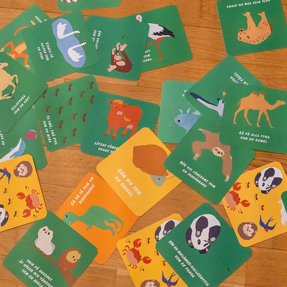 Rörelsekort i gruppen Fritid / Spel / Sällskapsspel hos SmartaSaker.se (13613)