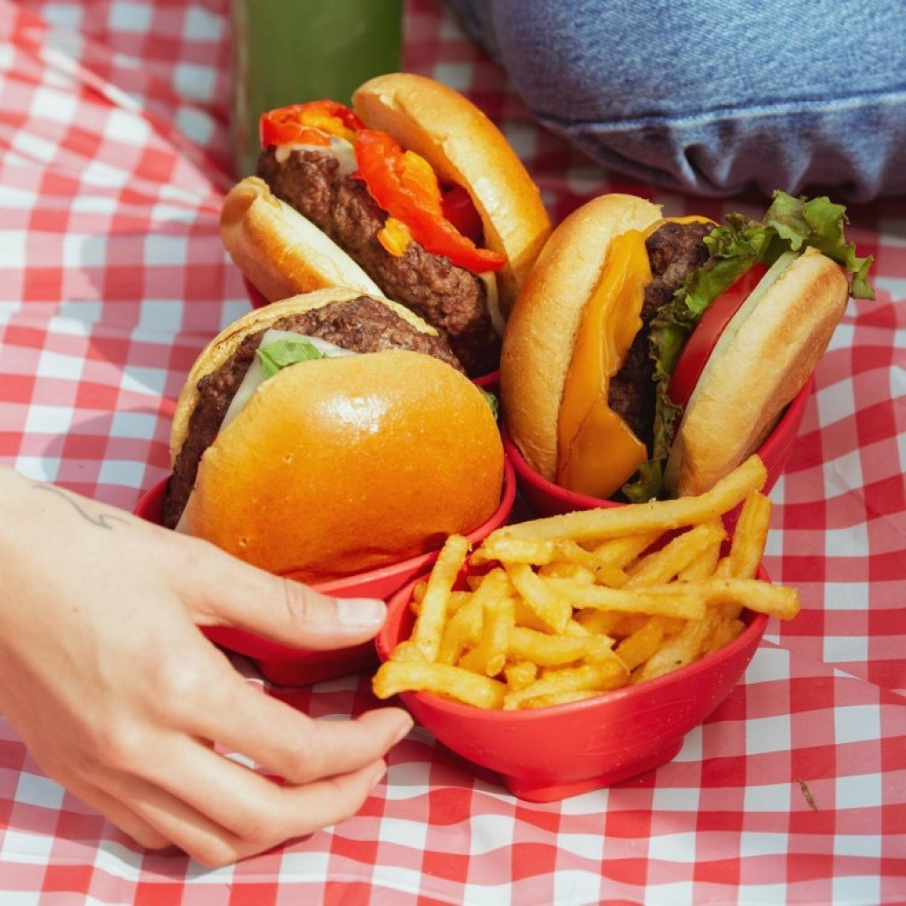 Hamburgerhållare 4-pack i gruppen Hemmet / Kökssaker hos SmartaSaker.se (13636)