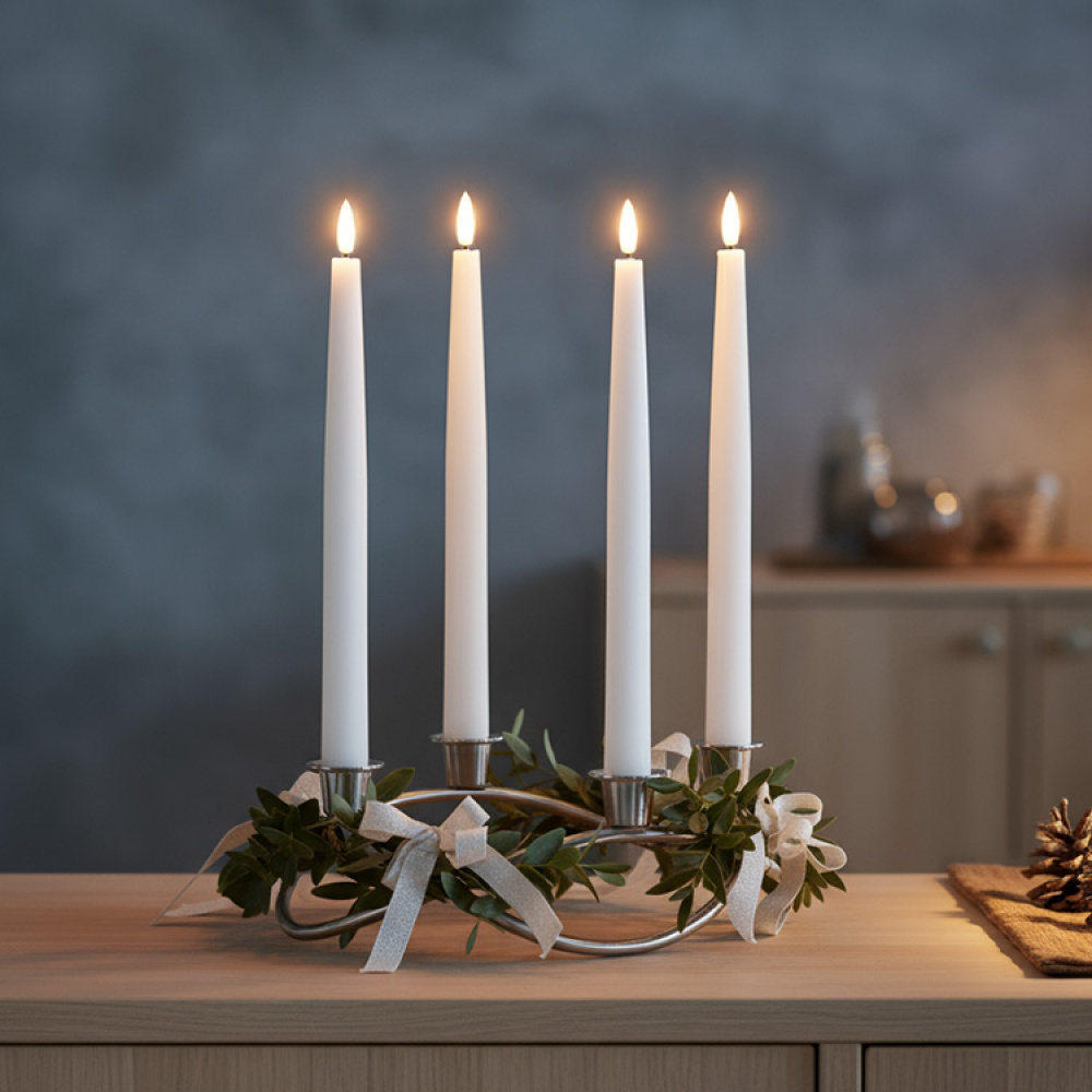 Stearinljus med fjärrkontroll 4-pack i gruppen Belysning / Inomhusbelysning / Ljus hos SmartaSaker.se (13640)