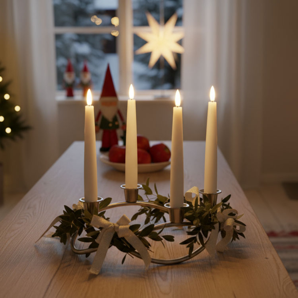 Stearinljus med fjärrkontroll 4-pack i gruppen Belysning / Inomhusbelysning / Ljus hos SmartaSaker.se (13640)