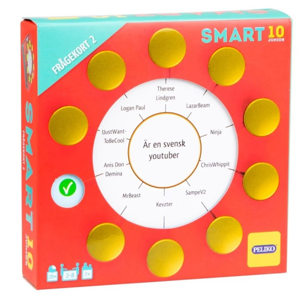 Extra frågekort till Smart 10 i gruppen Fritid / Spel hos SmartaSaker.se (13668)