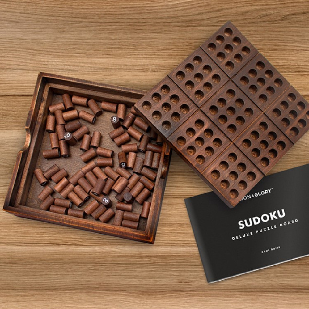 Sudoku spel i trä i gruppen Fritid / Spel hos SmartaSaker.se (13769)