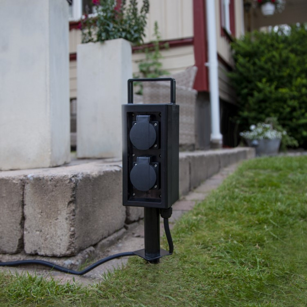 Grenuttag för utomhusbruk i gruppen Hemmet / Elektronik / Kablar och Adaptrar hos SmartaSaker.se (13793)