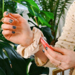Scrunchie med ficka Scrunchie med ficka