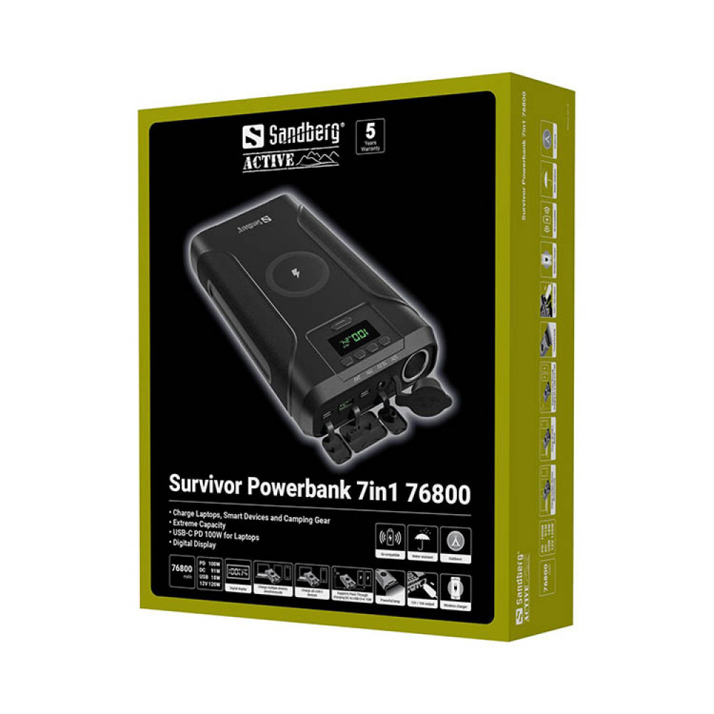 Powerbank 72000 mAh i gruppen Hemmet / Elektronik / Laddare och Powerbanks hos SmartaSaker.se (13837)