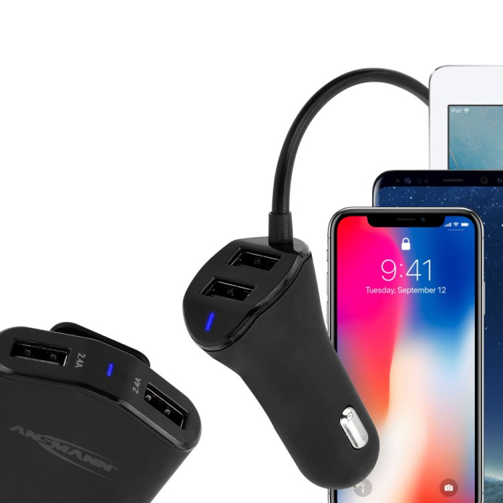 Billaddare till fram- och baksätet i gruppen Hemmet / Elektronik hos SmartaSaker.se (13848)