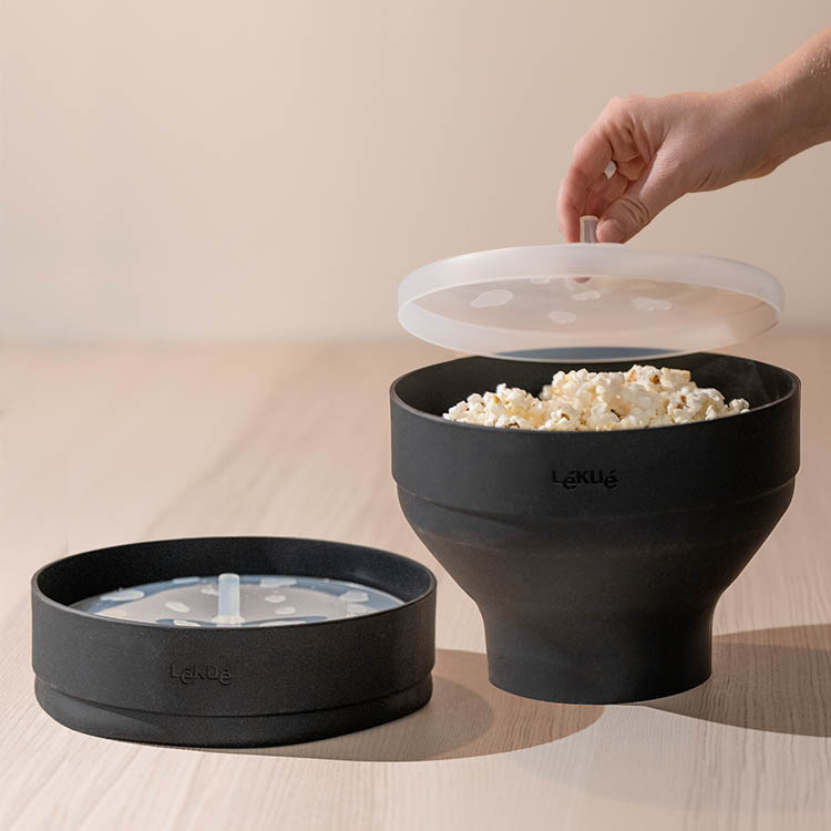 Popcorn maker för mikron, Svart i gruppen Hemmet / Kökssaker / Laga mat i mikro hos SmartaSaker.se (13874)