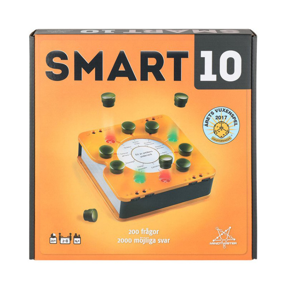 Frågespelet Smart 10 i gruppen Fritid / Spel / Sällskapsspel hos SmartaSaker.se (13892)