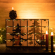 Adventskalenderhus i trä Adventskalenderhus i trä