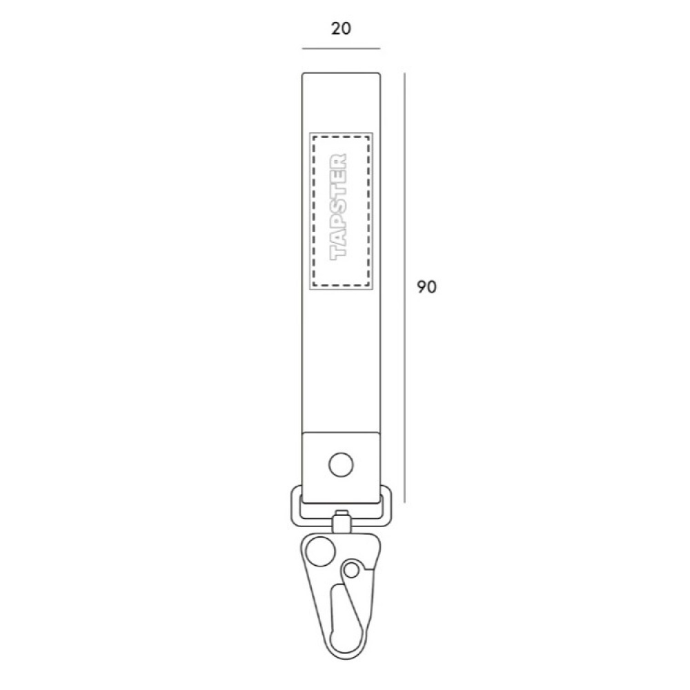 Betalningsnyckelring canvas, Tapster i gruppen Hemmet / Elektronik / Hemelektronik hos SmartaSaker.se (13937)