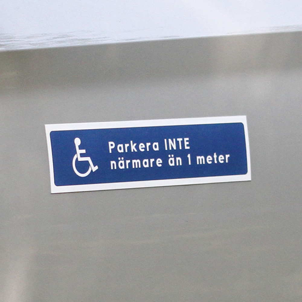Varningsskylt för parkering i gruppen Fordon / Biltillbehör hos SmartaSaker.se (14075)