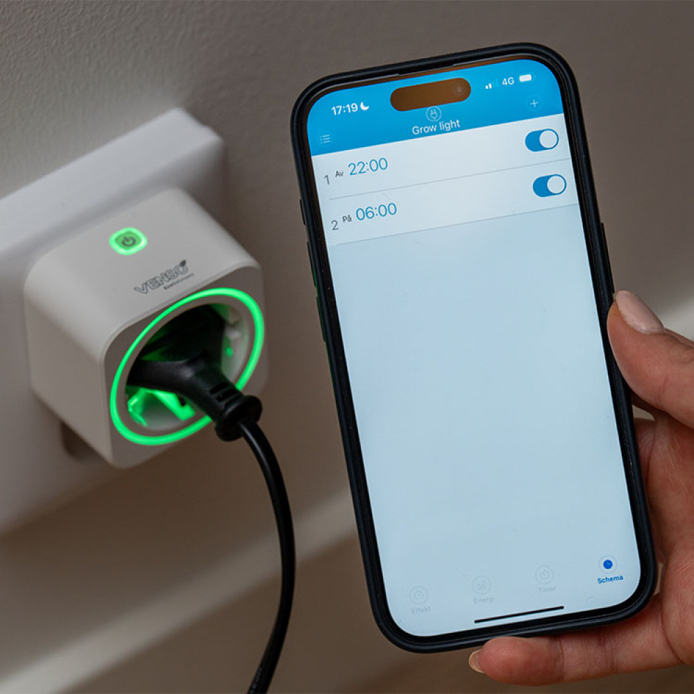 Eluttag med timer och Bluetooth i gruppen Hemmet / Elektronik / Smart hem hos SmartaSaker.se (14222)