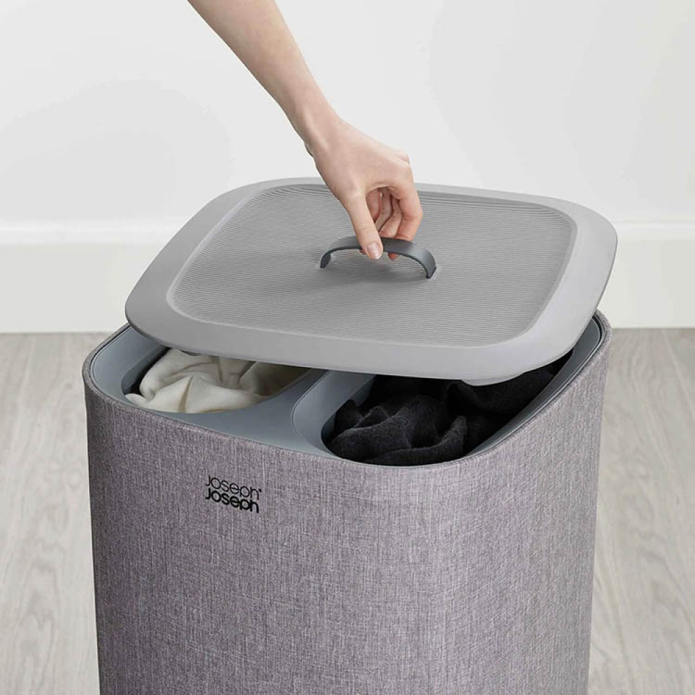 Tvättkorg med sorteringsfack i gruppen Hemmet / Tvätt och Städ hos SmartaSaker.se (14311)