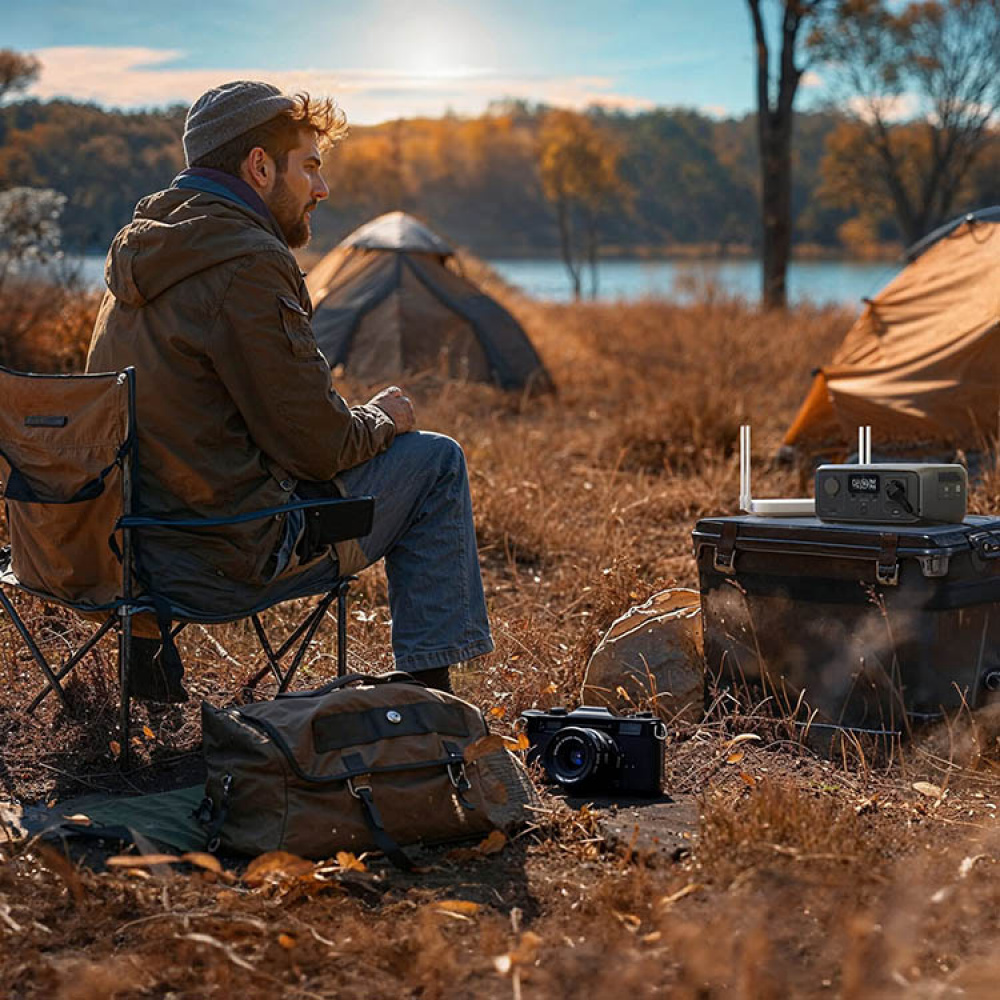 Powerstation EcoFlow River 3 i gruppen Hemmet / Elektronik / Laddare och Powerbanks hos SmartaSaker.se (14319)