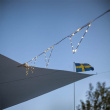 Ljusslinga med vimplar Ljusslinga med vimplar