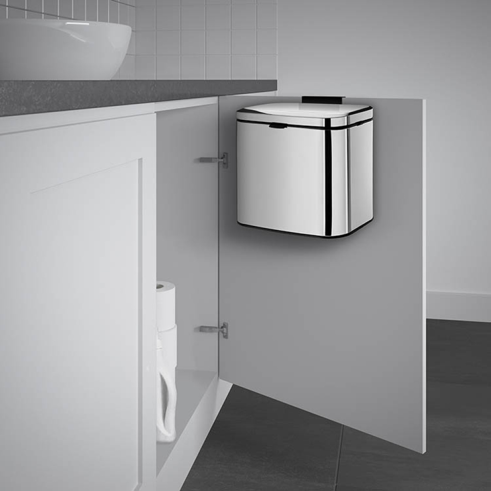 Vägghängd papperskorg, Smedbo i gruppen Hemmet / Badrum / Hygien hos SmartaSaker.se (14351)