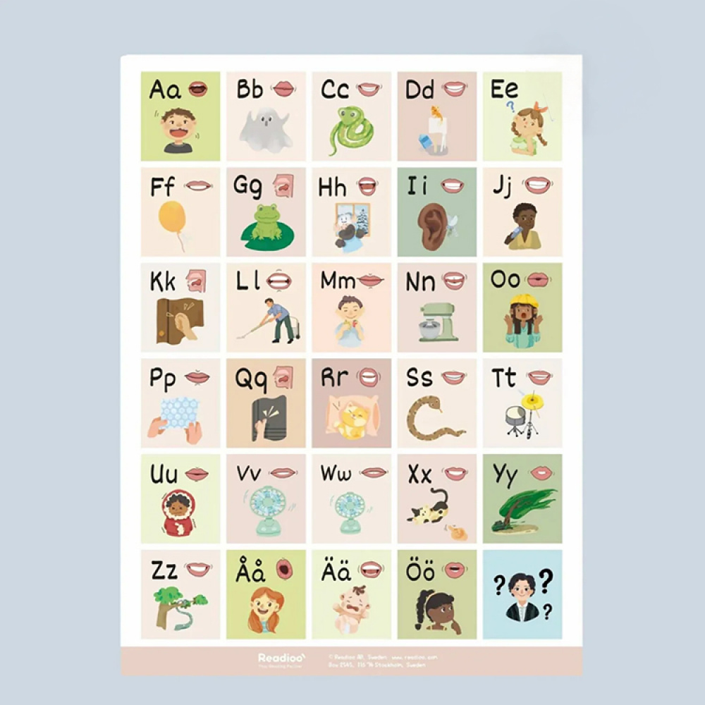 Poster till läspennan Readioo i gruppen Hemmet / Barnsaker hos SmartaSaker.se (14398)